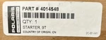 Oem Polaris Part 2013-23 Rzr General Ranger Starter 4014548 New. Price: $399.00.