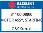 Suzuki Oem Part 31100-08J00 Motor Assy,starting New. Price: $539.49.