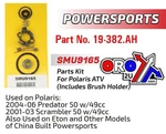 Starter Motor Repair Kit, Polaris Atv 50 SMU9165, Arrowhead New. Price: $142.35.