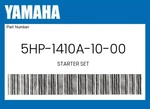 Yamaha Genuine Starter Set 5HP-1410A-10-00 New. Price: $76.75.