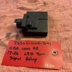 Honda CBR1000RR Oem 38301-MKF-D41 Led Turn Signal Relay 17-26 Used. Price: $129.69.