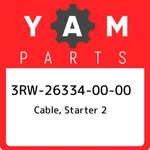 3RW-26334-00-00 Yamaha Cable, Starter 3RW263340000, New Genuine Oem Part. Price: $31.77.