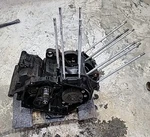 1986 Honda VT1100C Shadow Black Engine Motor Crankcase Crankshaft & Rods Used. Price: $299.00.