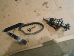 Yamaha 1981 Maxim Seca Starter Starting Clutch Chain Guides Engine Used. Price: $49.95.