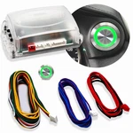12V Ignition Green Led Billet Push Button Start Stop Engine Key Conversion Kit New. Price: $349.95.