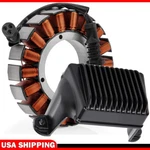 For Harley Road King Flhr Glide Fltr 2006-2008 Stator W/ Regulator Rectifier New. Price: $139.99.