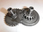 Starter Motor / Clutch Reduction Idler Gears 06-16 EX650 Ninja Used. Price: $30.00.