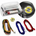 12V Ignition Yellow Led Billet Push Button Start Stop Engine Key Conversion Kit New. Price: $349.95.