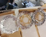 Gold Front Rear Brake Discs Rotors For Bmw 700 Gs 2013-2017 800 2006-2018 New. Price: $130.00.