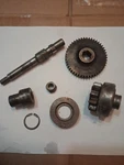 Harley Sportster Starter Shaft Assy. 67-80 Xlh Used. Price: $89.50.