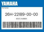 Yamaha Genuine Boot, Rubber 26H-22189-00-00 New. Price: $42.54.