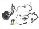 02-06 Harley Davidson Vrod Vrsca Regulator Horn Solenoid Battery Cable Set Used. Price: $97.23.