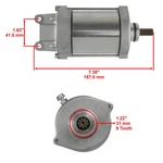 Caltric Starter For Honda 1995 1996 CBR600SJR New. Price: $70.90.