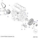 4017137 Polaris Slingshot Starter, Genuine Oem Part # On The Diagram New. Price: $399.99.
