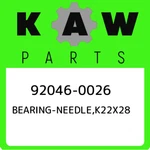 92046-0026 Kawasaki BEARING-NEEDLE,K22X28 920460026, New Genuine Oem Part. Price: $23.80.