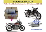 Royal Enfield "starter Motor Fit For Continental GT-650 & Interceptor 650" New. Price: $116.11.