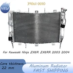 Aluminum Cooling Radiator For Kawasaki Ninja ZX6RR 636C 03 04 New. Price: $115.00.