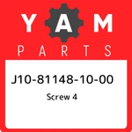 J10-81148-10-00 Yamaha Screw J10811481000, New Genuine Oem Part. Price: $27.13.