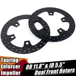 Enforcer 11.8" Front Brake Rotors Harley Road King Street Glide Flhtcu Fltrx New. Price: $112.84.