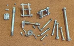Honda XR650L Engine Motor Mount Bracket Axle Nuts Bolts Lot 93-22 Used. Price: $59.99.