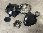 2004 03-04 Suzuki Starter Clutch Gear Engine Motor Side Cover Used. Price: $39.00.