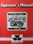 Massey Ferguson Mf 1020 Hydro 2WD & 4WD Diesel Compact Tractor Owners Manual Brand. Price: $127.46.