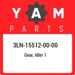 3LN-15512-00-00 Yamaha Gear, Idler 3LN155120000, New Genuine Oem Part. Price: $67.33.