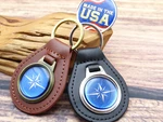 Rare Vintage Polaris Atv Utv Snowmobile Genuine Leather Key Chain Ring Fob Nos New. Price: $19.99.