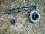 1978 Honda CM185 Oem Engine Starter Motor Sprockets Chain 28110-402-000 Rare! Used. Price: $42.49.