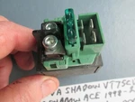 Oem Honda VT750CD Shadow Ace Magnetic Starter Relay Solenoid 35850-MT4-000 / 003 Used. Price: $32.95.