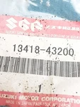 New Genuine Suzuki 13418-43200 Cap,plunger FA50 Quadrunner LT-4 LT230 LT300 1982. Price: $11.12.